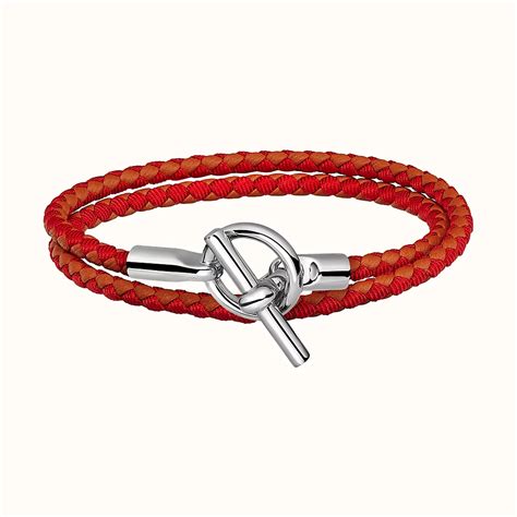 bracelet cuir hermes femmes|bracelet Hermes argent et cordon.